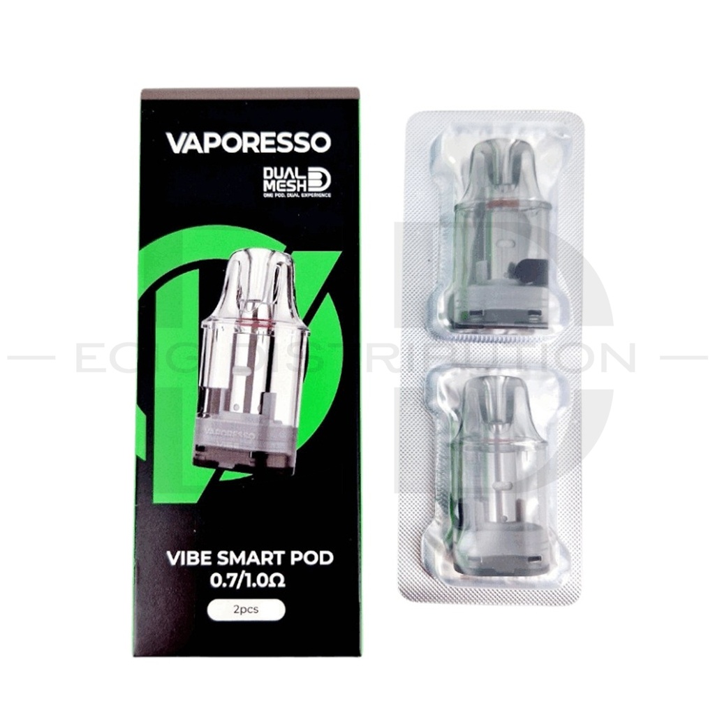 Vaporesso Vibe Dual Mesh Smart Refillable Pod 2Pcs/Pack - 0.7/1.0 Ohm ..