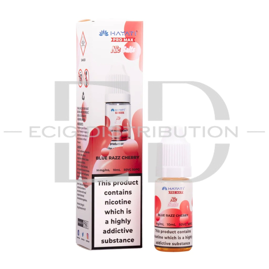 Hayati Nic Salts - Blue Razz Cherry 10MG