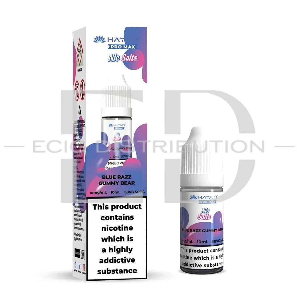Hayati Nic Salts - Blue Razz Gummy Bear 10MG