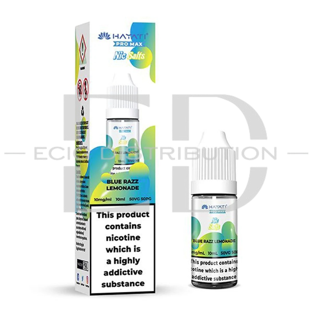 Hayati Nic Salts - Blue Razz Lemonade 10MG