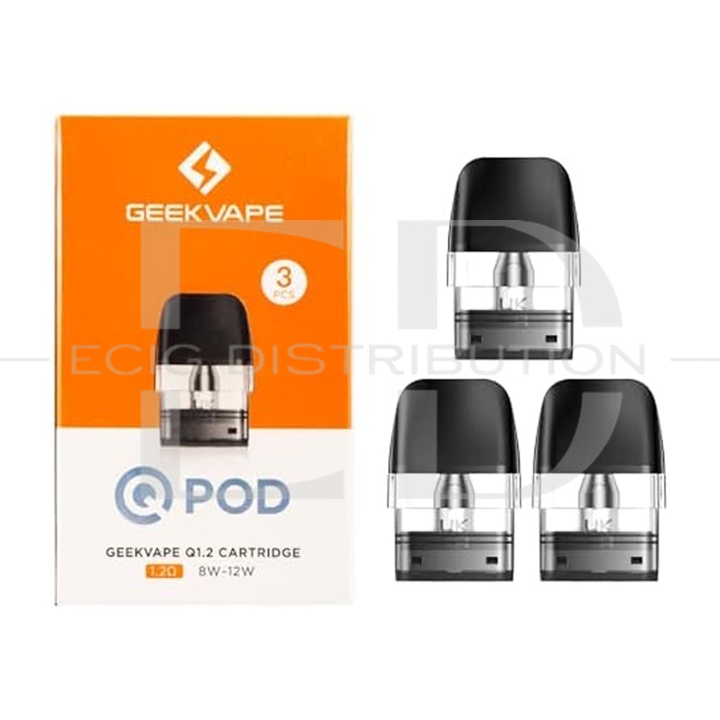 Geekvape Q Pods Side Fill Refillable Pod 3Pcs/Pack - 1.2 Ohm