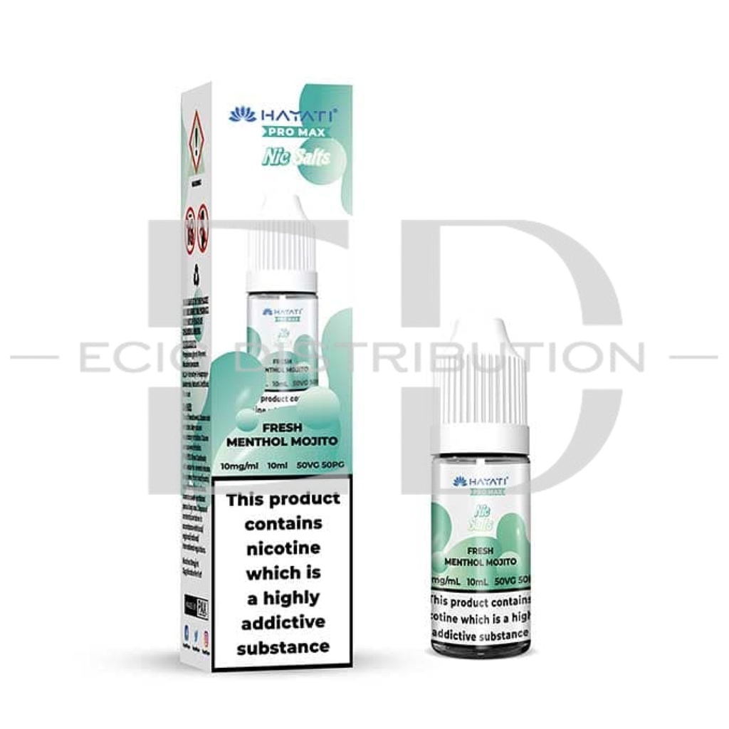 Hayati Nic Salts - Fresh Menthol Mojito 10MG