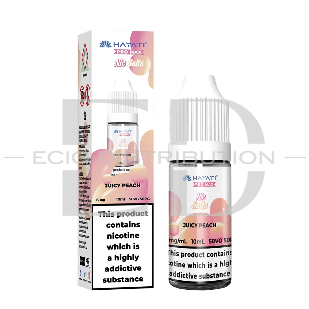 Hayati Nic Salts - Juicy Peach 10MG
