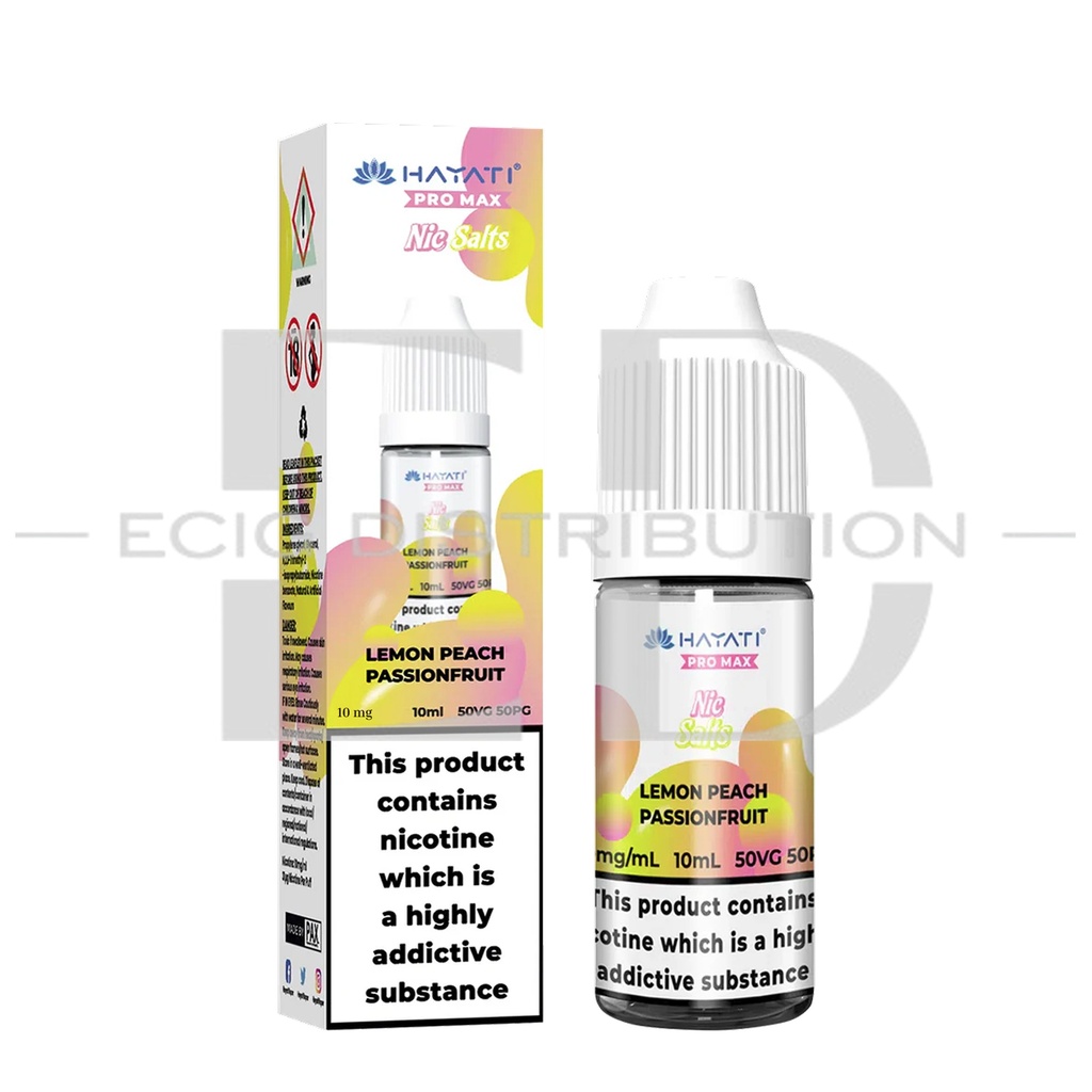 Hayati Nic Salts - Lemon Peach Passionfruit 10MG