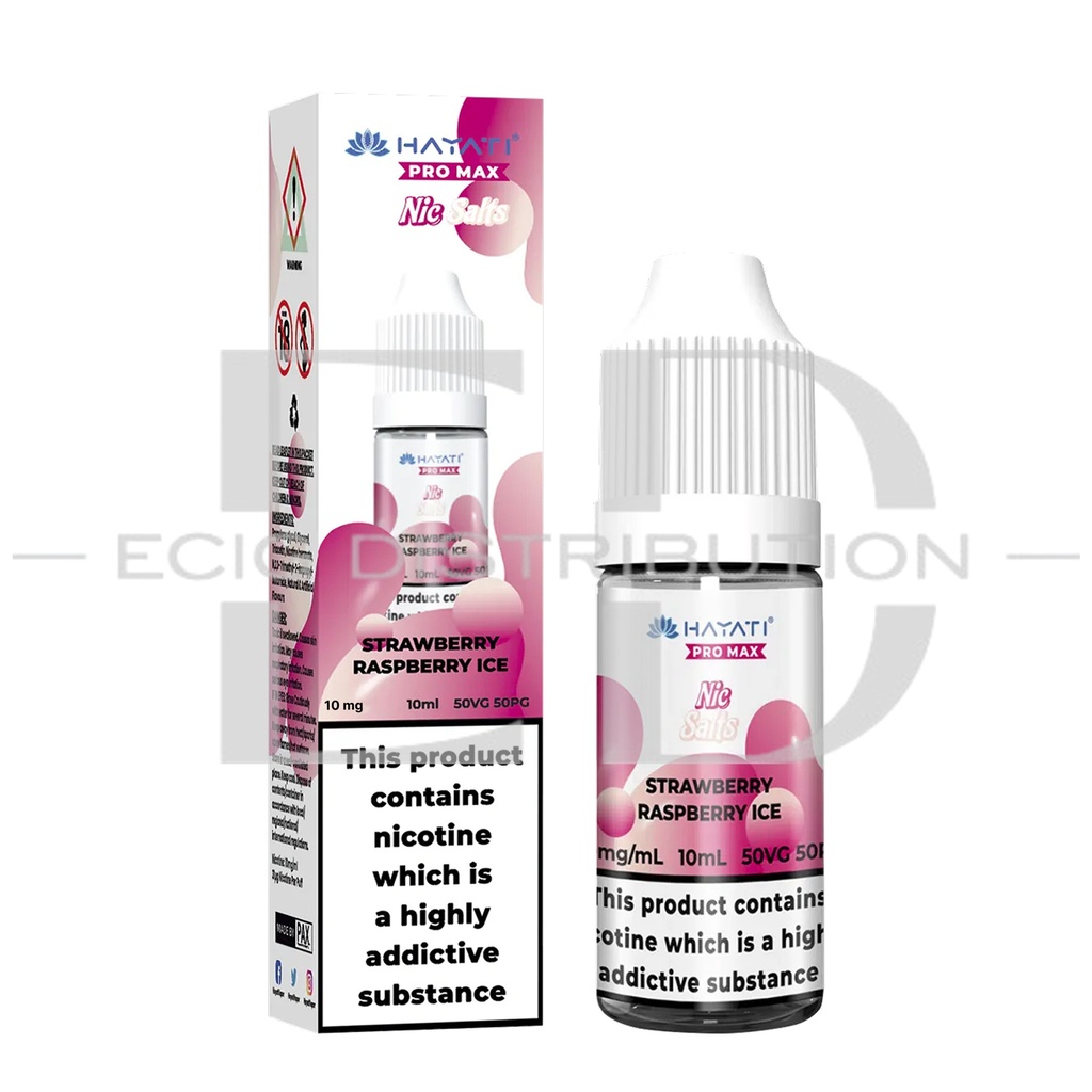 Hayati Nic Salts - Strawberry Raspberry Ice 10MG