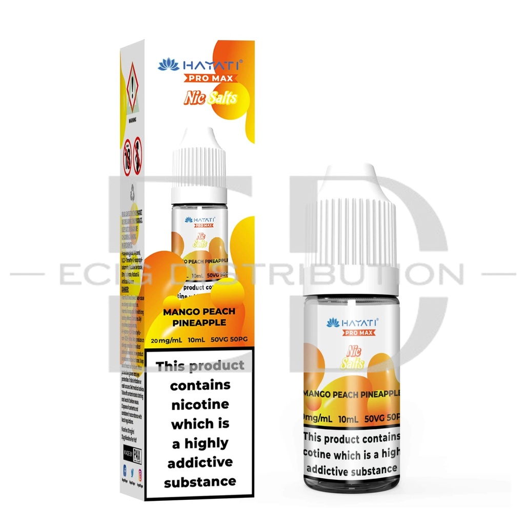 Hayati Nic Salts - Mango Peach Pineapple 20MG