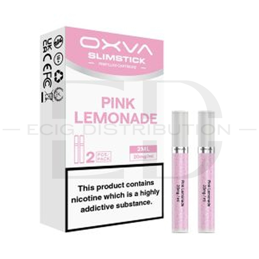 Oxva SlimStick Refillable Pod 2Pcs/Pack - Pink Lemonade 20MG
