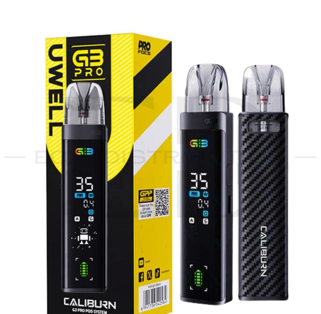 Uwell Caliburn G3 Pro Pod Kit - Black Carbon