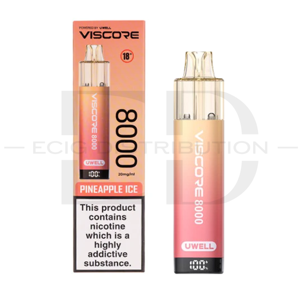 Uwell Viscore 8K Prefilled Kit - Pineapple Ice 20MG