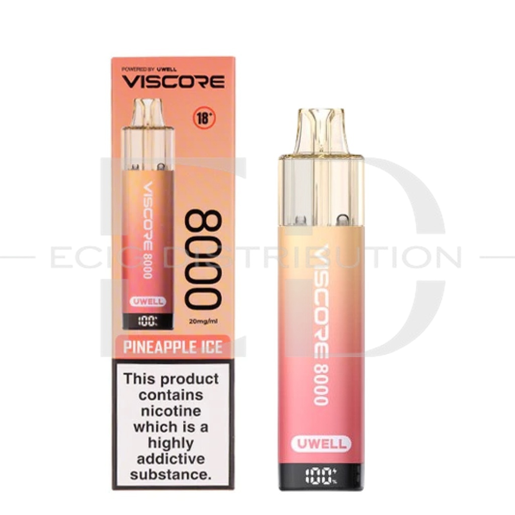 Uwell Viscore 8K Prefilled Pod - Pineapple Ice 20MG