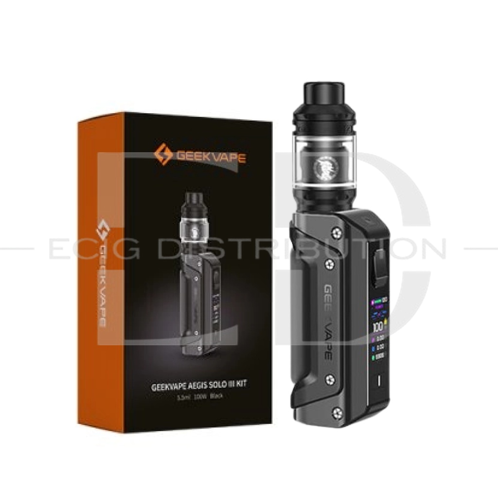 Geekvape Aegis Solo Ⅲ Built In Vape Mod - Black