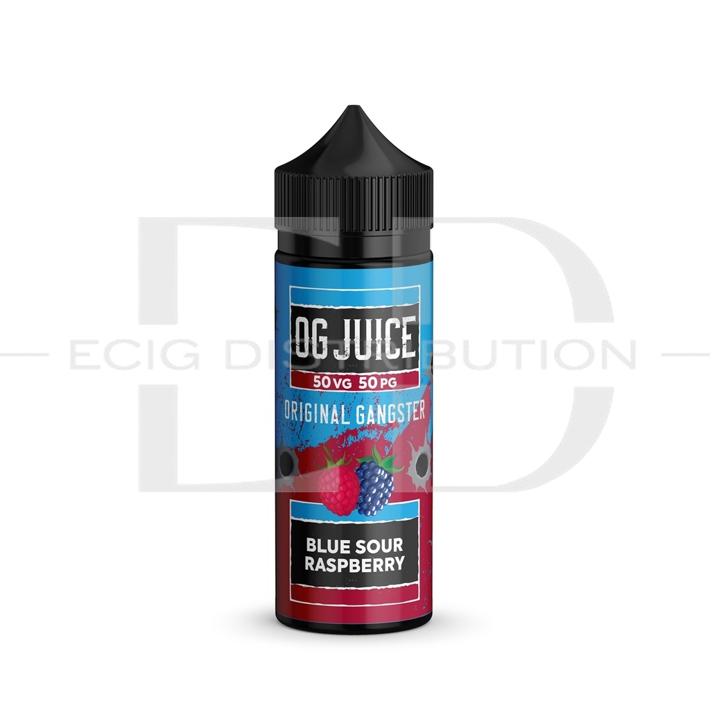OG 100ML Shortfills 50/50 - Blueberry Sour Raspberry 0MG
