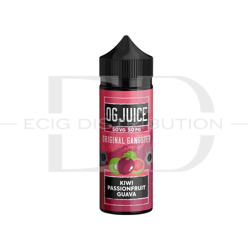 OG 100ML Shortfills 50/50 - Kiwi Passionfruit Guava 0MG