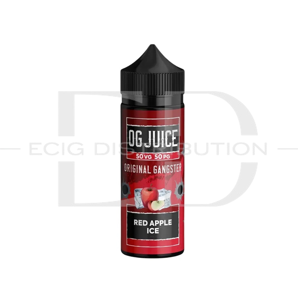 OG 100ML Shortfills 50/50 - Red Apple Ice 0MG