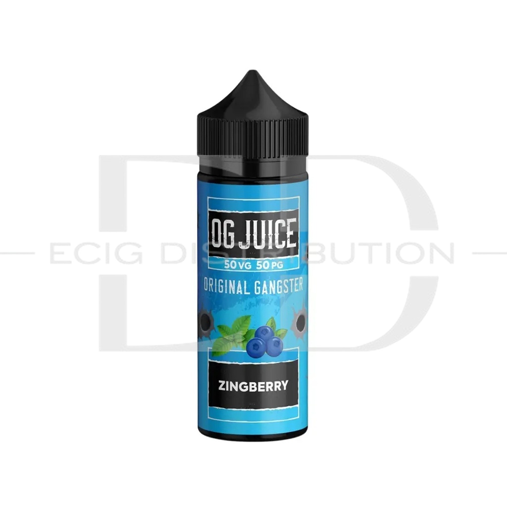 OG 100ML Shortfills 50/50 - Zingberry 0MG
