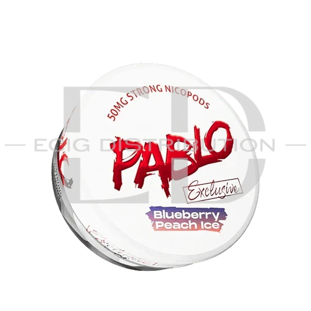 Pablo Nicotine Pouches - Blueberry Peach Ice 50MG