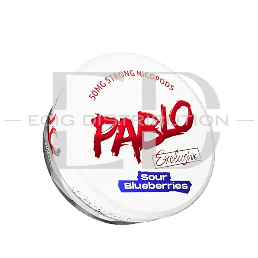 Pablo Nicotine Pouches - Sour Blueberries 50MG