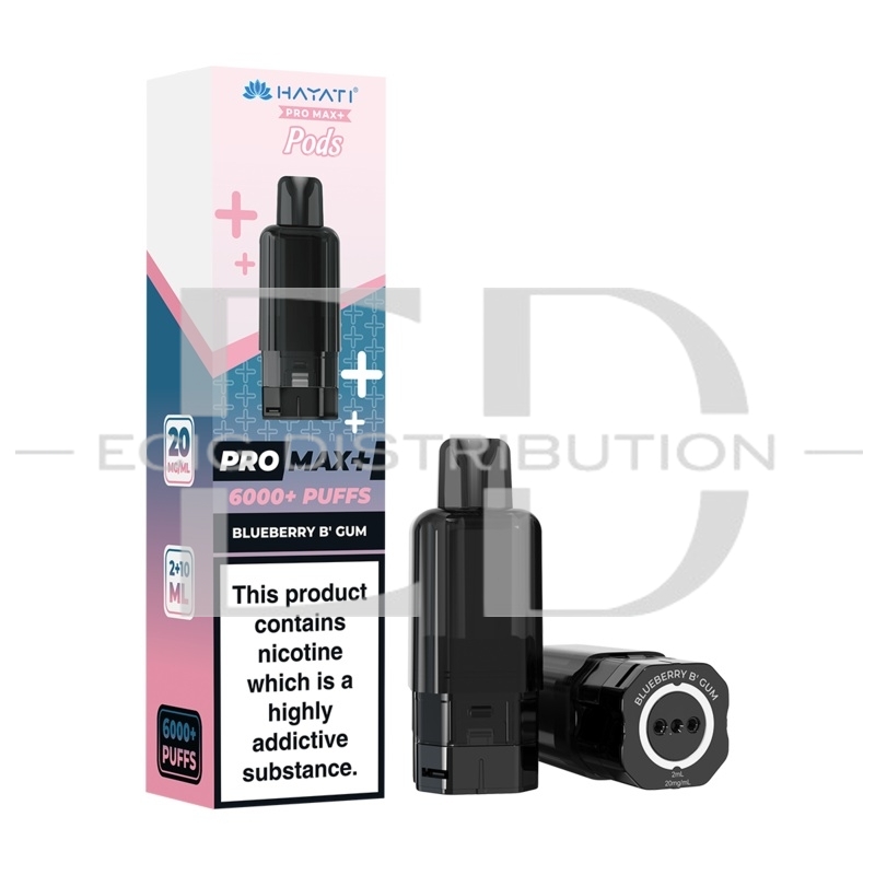 Hayati Pro Max+ Refillable Pod - Blueberry B'Gum 20MG