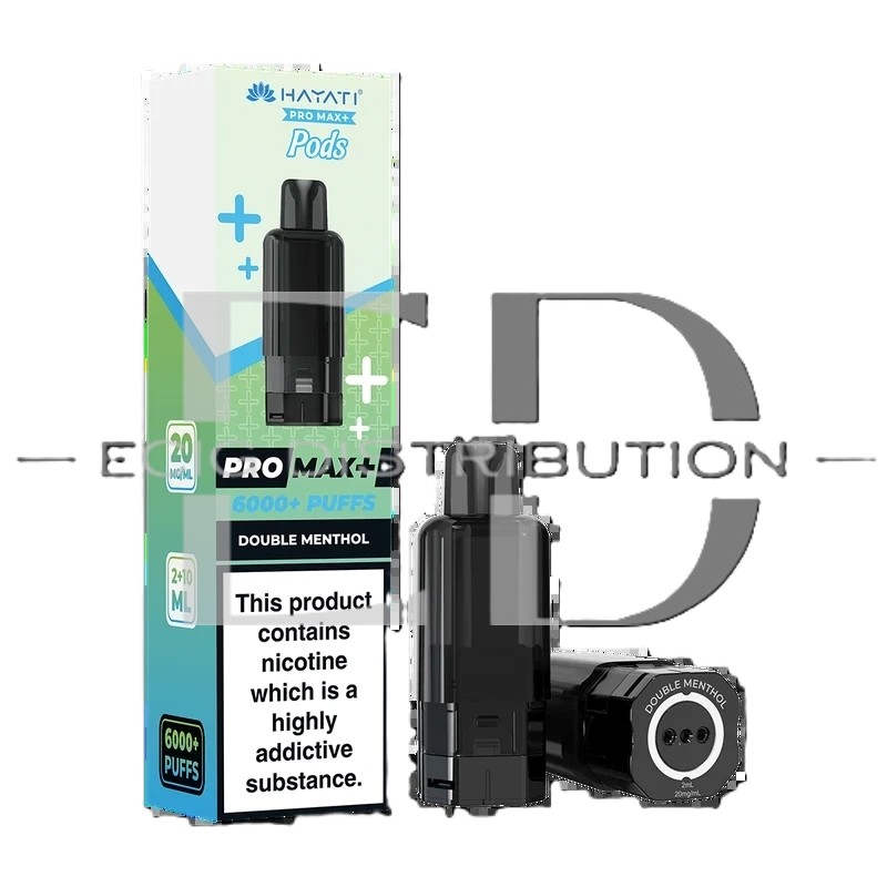 Hayati Pro Max+ Refillable Pod - Double Menthol 20MG