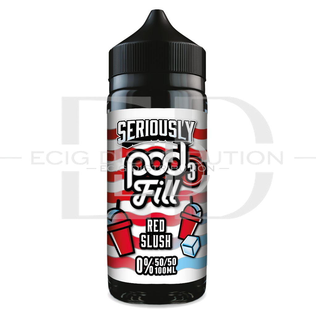 Doozy Seriously Pod Fill 3 100ML 50/50 - Red Slush 0MG