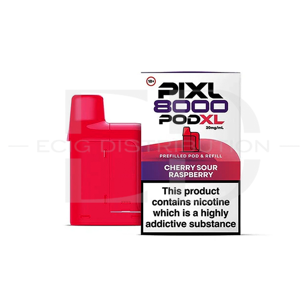 Pixl 8K Refillable Pod - Cherry Sour Raspberry