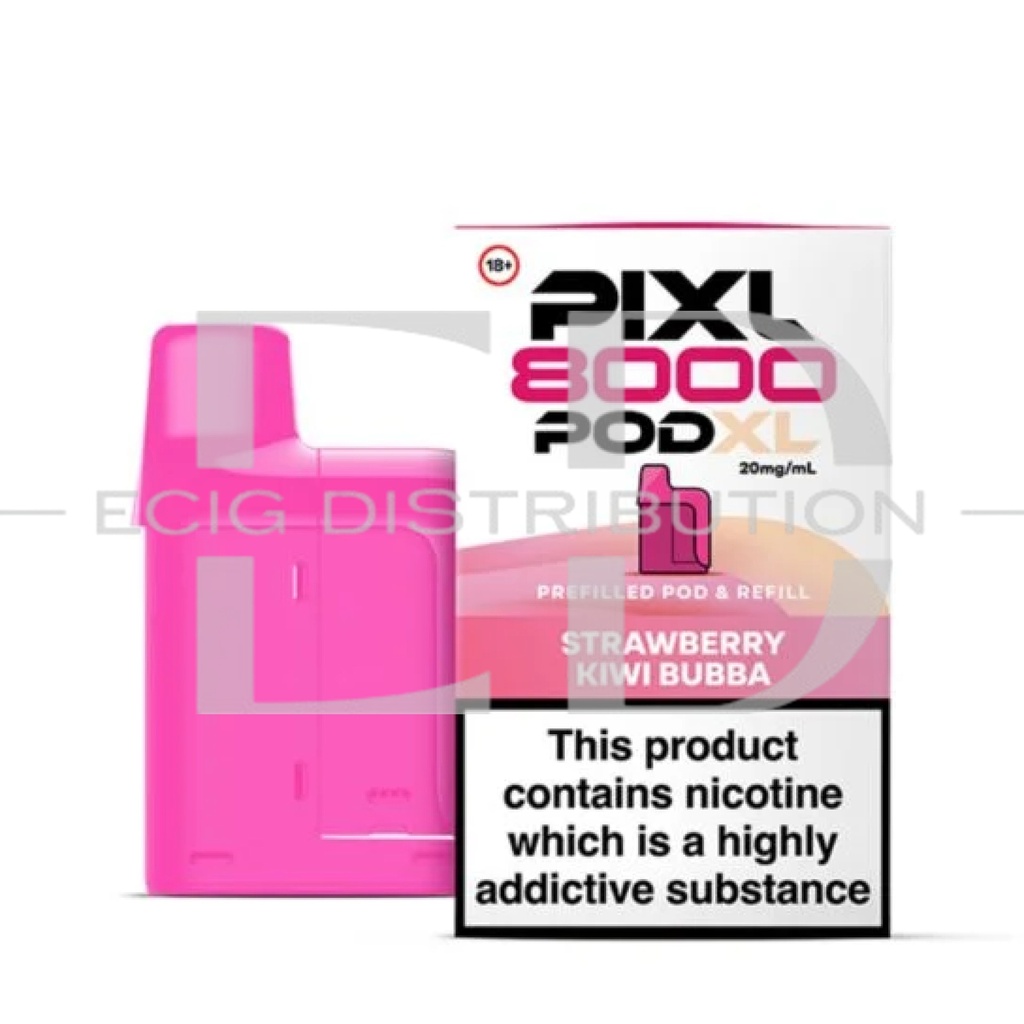 Pixl 8K Refillable Pod - Strawberry Kiwi Bubba