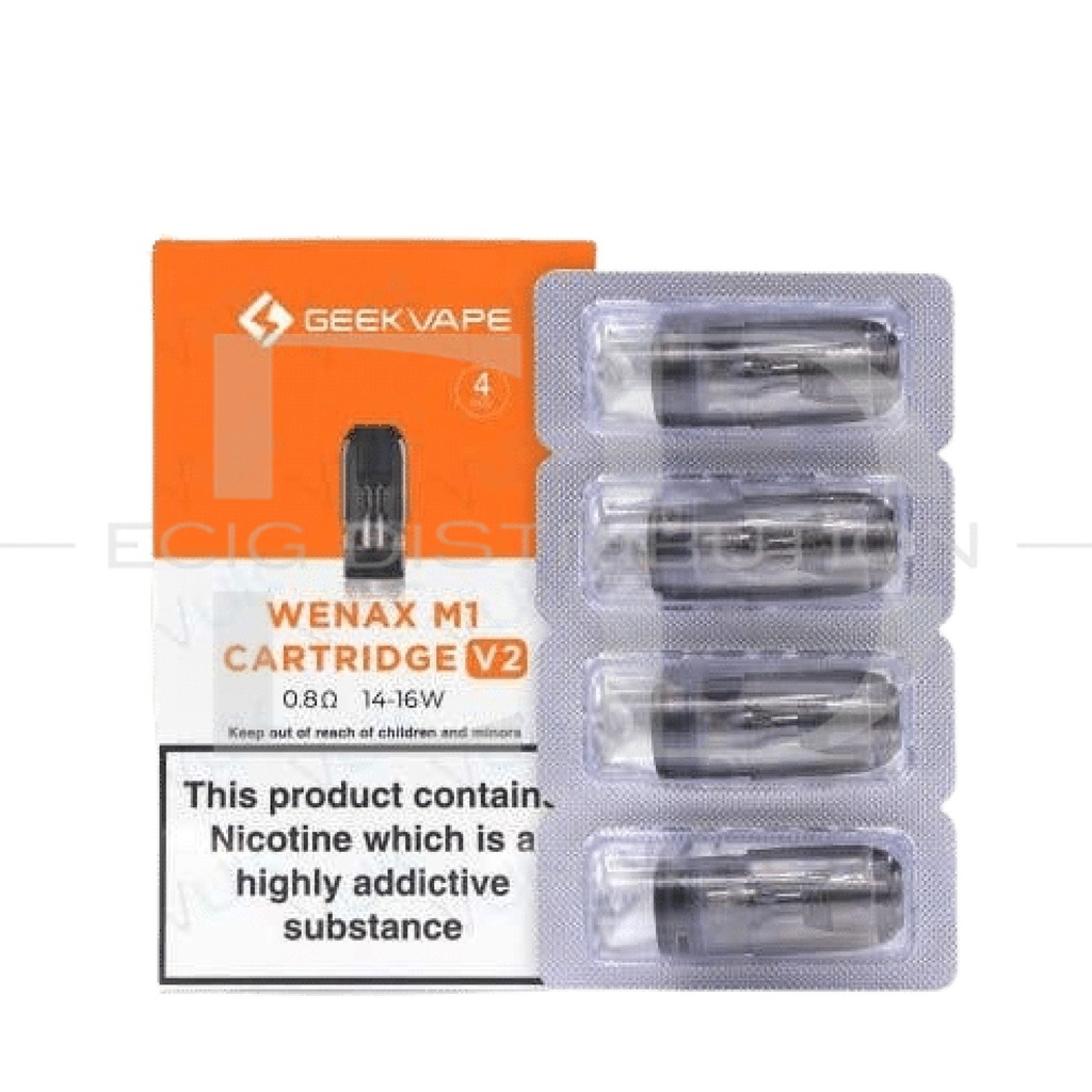 Geekvape Wenax M1 V2 Refillable Pod 4Pcs/Pack - 0.8 Ohm