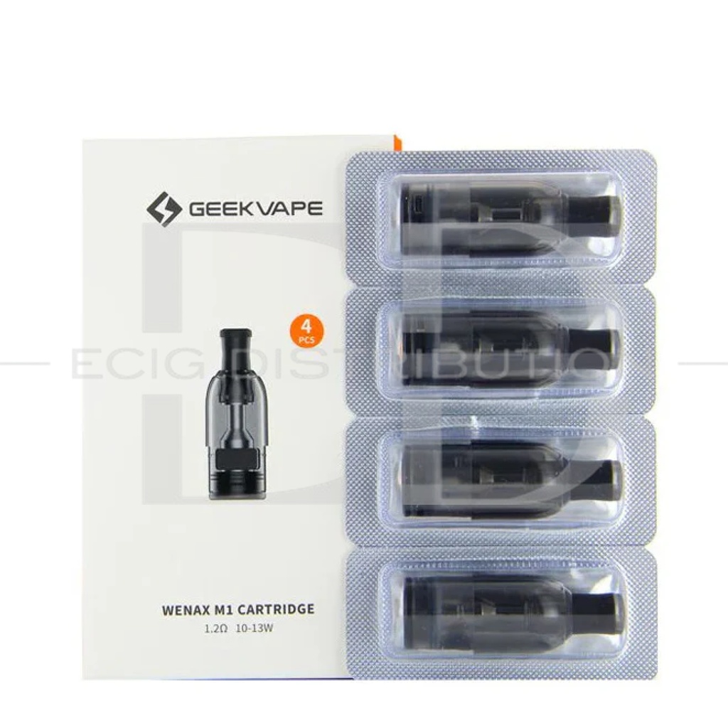 Geekvape Wenax M1 V2 Refillable Pod 4Pcs/Pack - 1.2 Ohm
