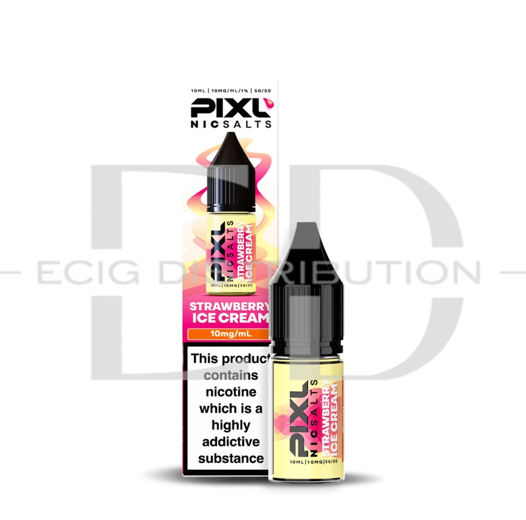 Pixl Nic Salts - Strawberry Ice Cream 10MG