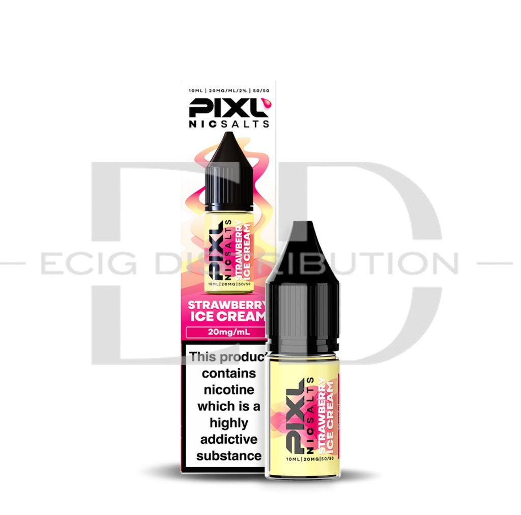 Pixl Nic Salts - Strawberry Ice Cream 20MG