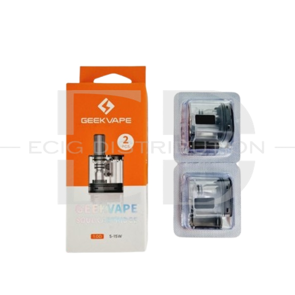 Geekvape Soul Cartridge Refillable Pod 2Pcs/Pack - 1.0 Ohm XL
