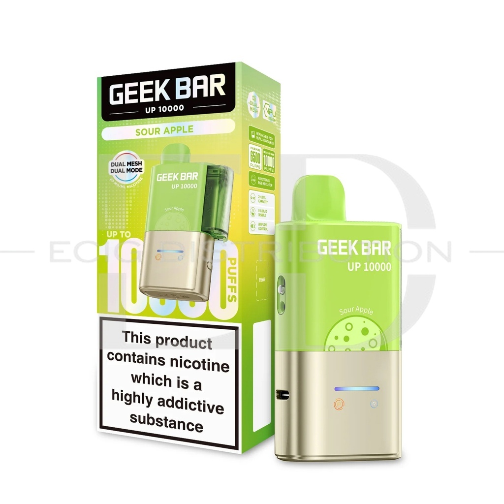 Geekbar UP 10K Pod Kit - Sour Apple 20MG
