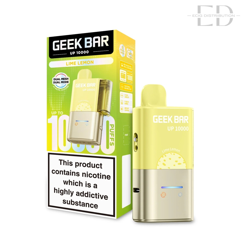 Geekbar UP 10K Pod Kit - Lime Lemon 20MG