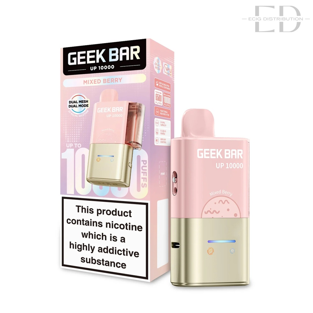 Geekbar UP 10K Pod Kit - Mixed Berry 20MG