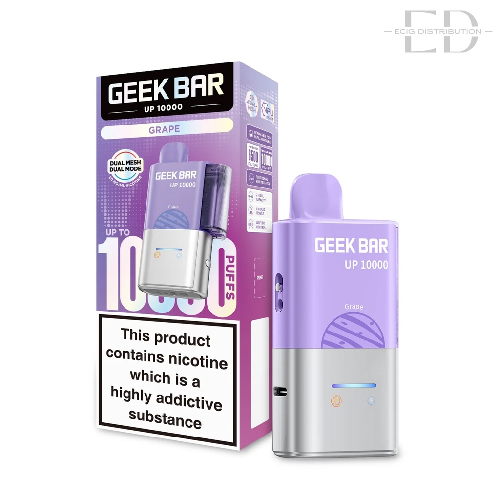 Geekbar UP 10K Pod Kit - Grape 20MG