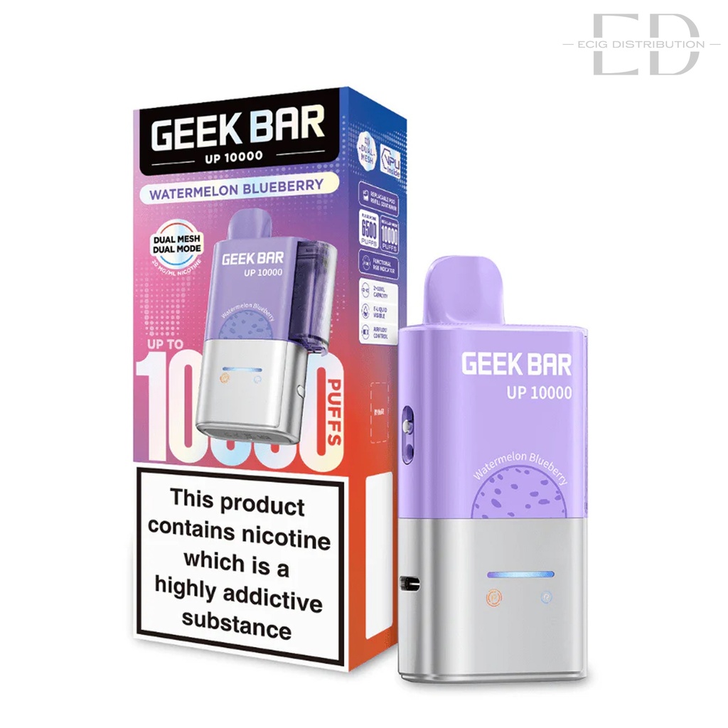 Geekbar UP 10K Pod Kit - Watermelon Blueberry 20MG