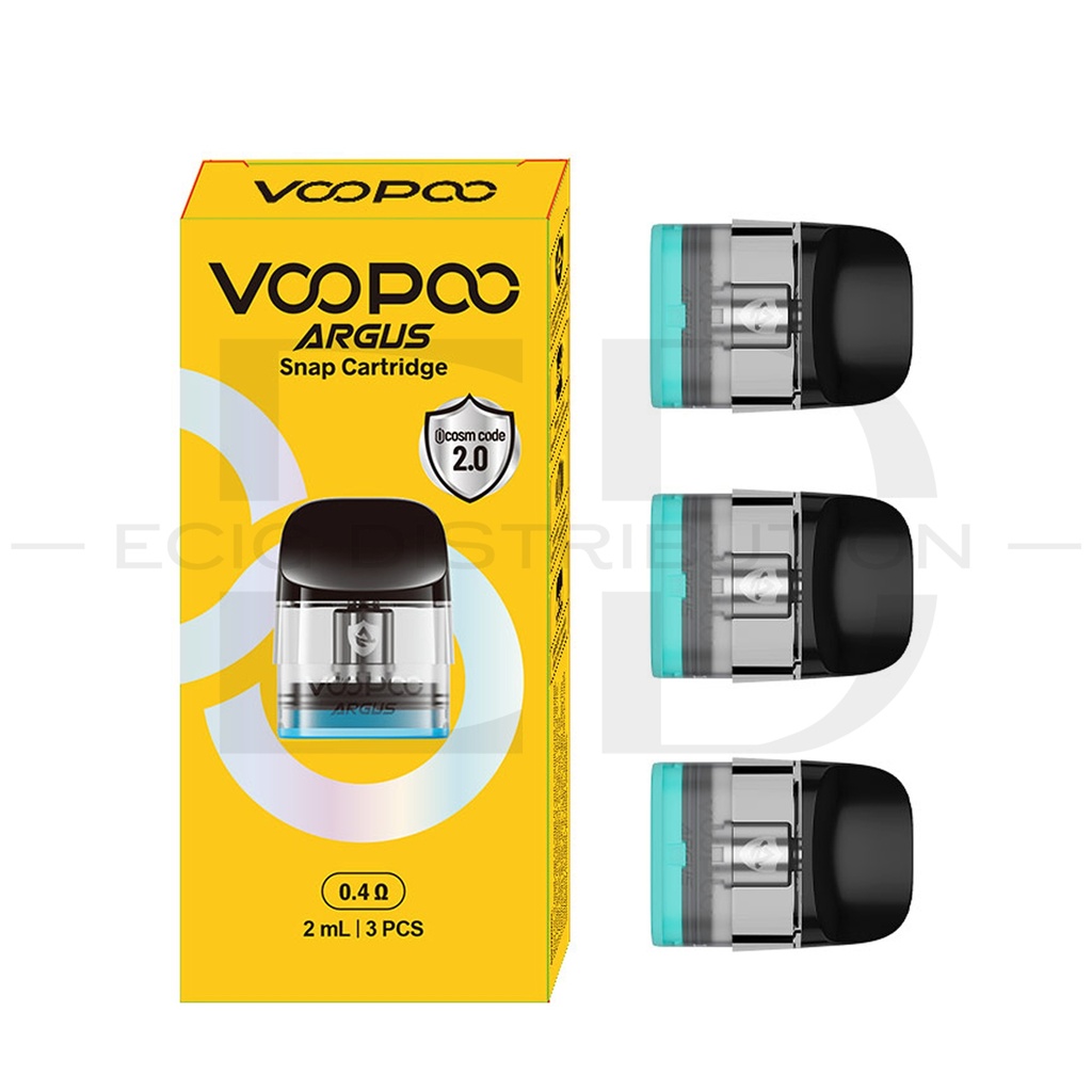 Voopoo Argus Snap Cartridge Refillable Pod 3Pcs/Pack - 0.4 Ohm