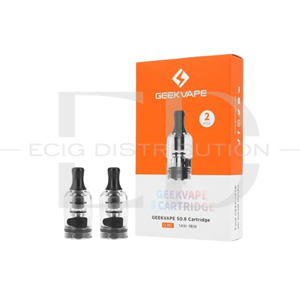 Geekvape S Cartridge Refillable Pod 2Pcs/Pack - 0.8 Ohm