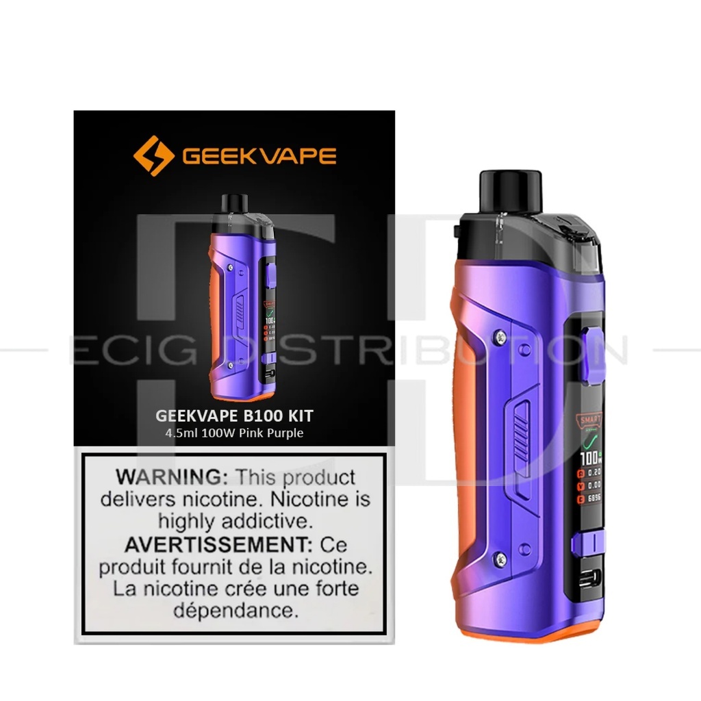 Geekvape B100 Vape Kit - Pink Purple