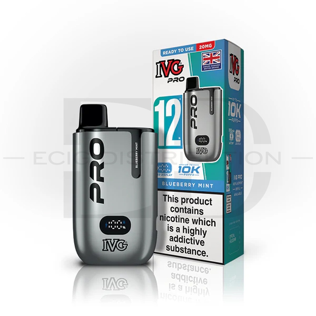IVG Pro 12 Pod Kit - Blueberry Mint 20MG