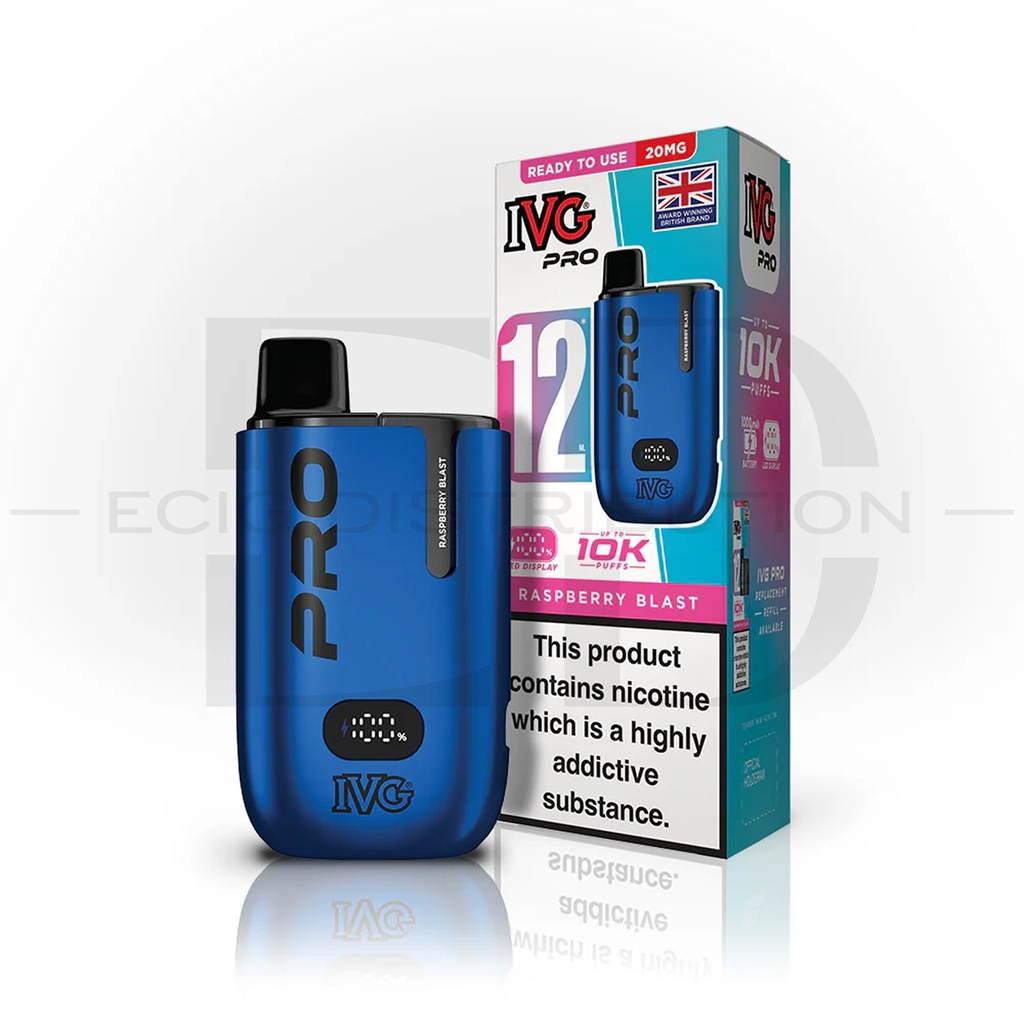 IVG Pro 12 Pod Kit - Raspberry Blast 20MG