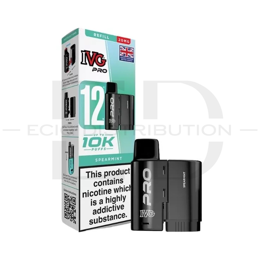 IVG Pro 12 Refillable Pod - Spearmint 20MG