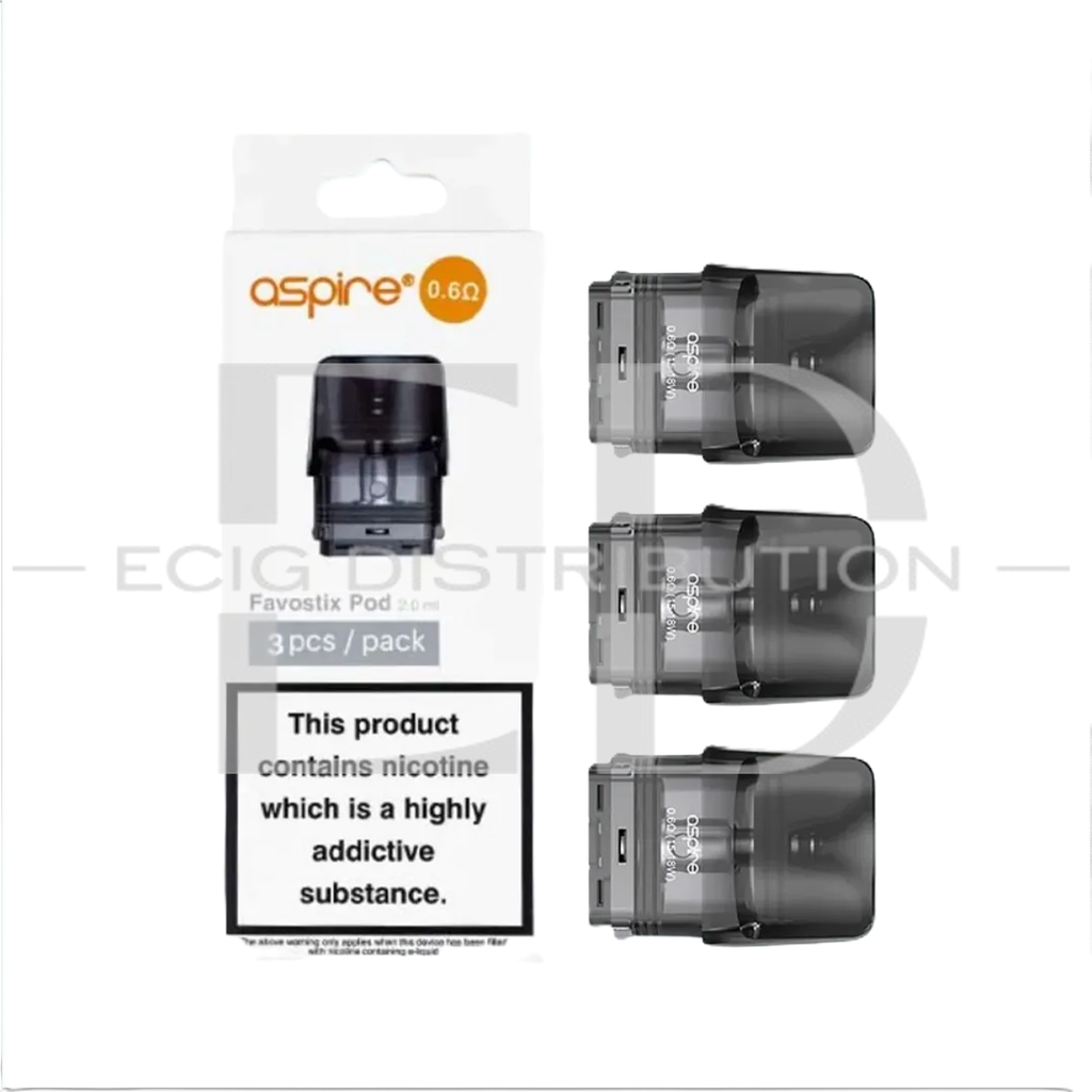 Aspire Favostix Refillable Pod 3Pcs/Pack - 0.6 Ohm XL
