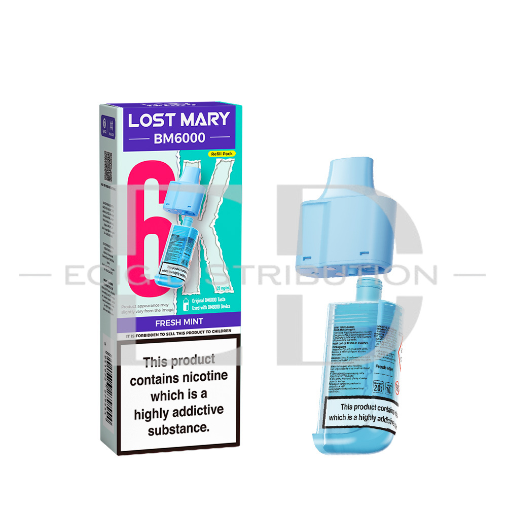 Lost Mary BM6000 Refillable Pod - Fresh Mint