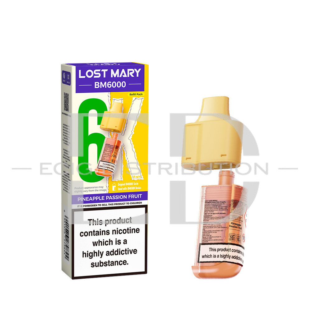 Lost Mary BM6000 Refillable Pod - Pineapple Passion Fruit