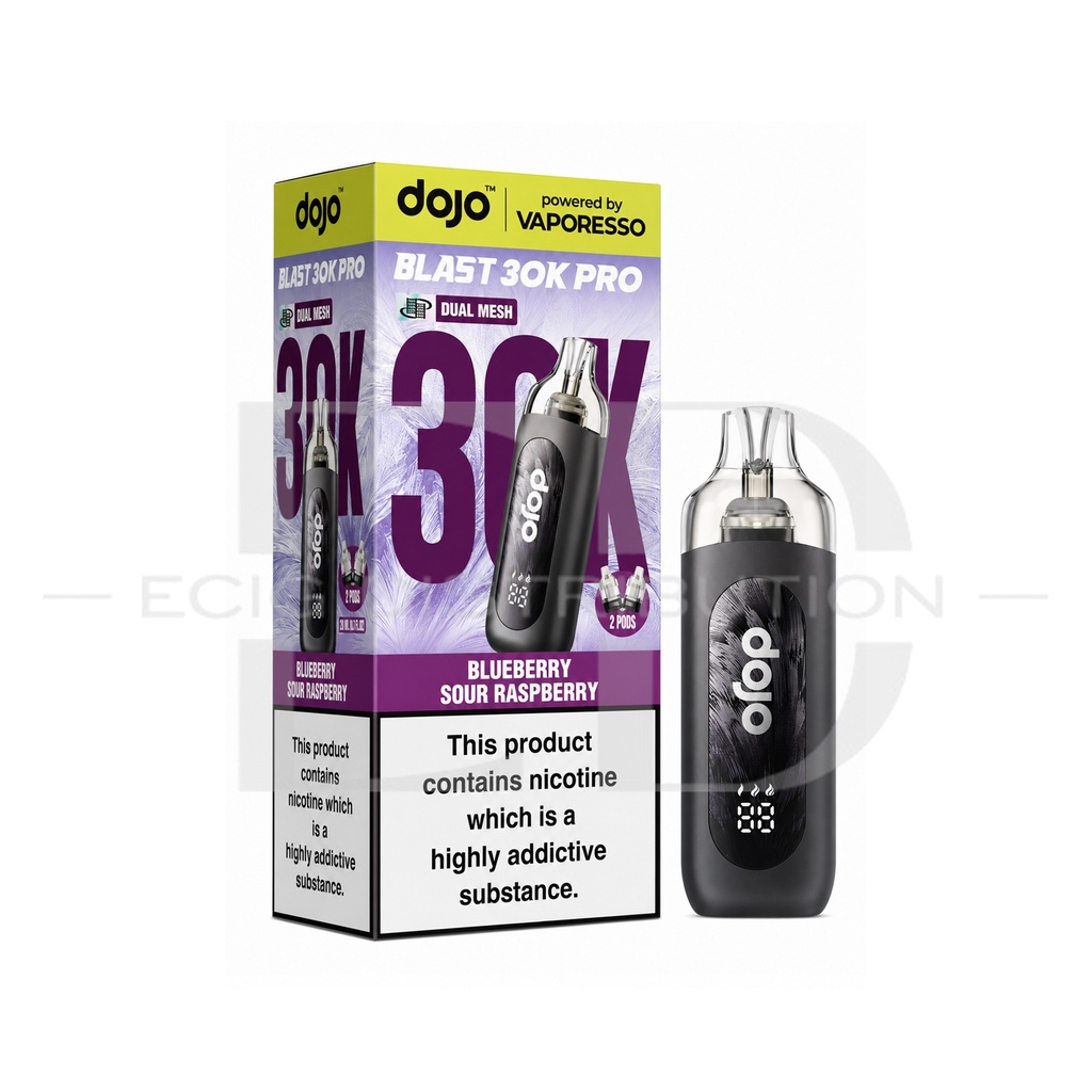 Vaporesso Dojo Blast 30K Pro Pod Kit - Blueberry Sour Raspberry 20MG