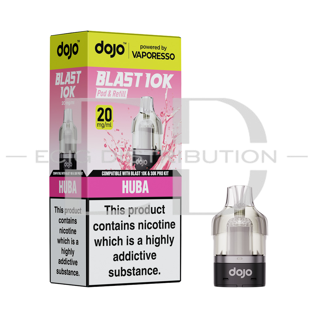 Vaporesso Dojo Blast 10/30K Refillable Pod - Huba 20MG 