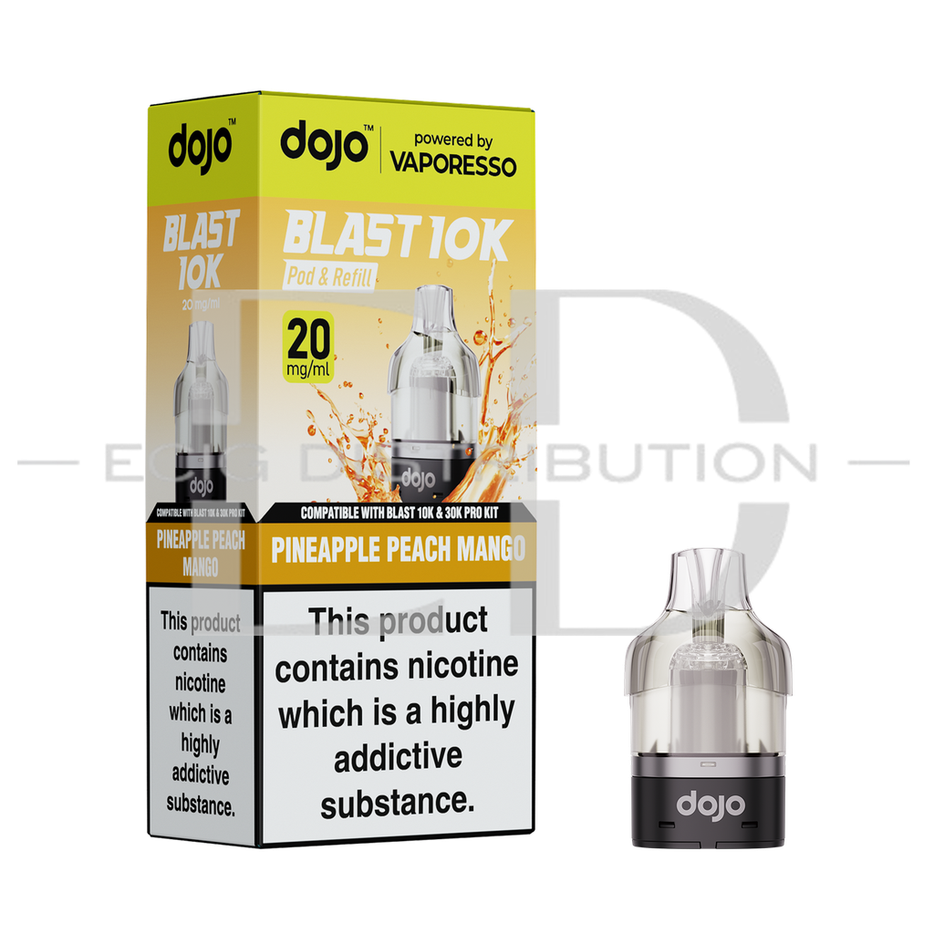 Vaporesso Dojo Blast 10/30K Refillable Pod - Pineapple Peach Mango 20MG