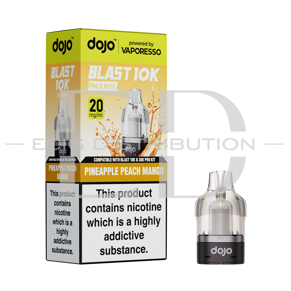 Vaporesso Dojo Blast 10/30K Refillable Pod - Pineapple Peach Mango 20MG