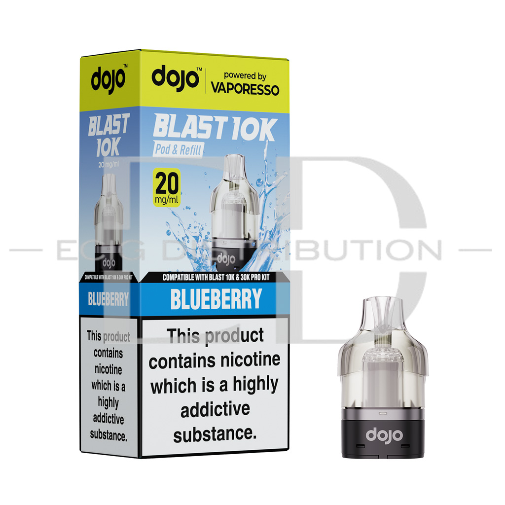 Vaporesso Dojo Blast 10/30K Refillable Pod - Blueberry 20MG